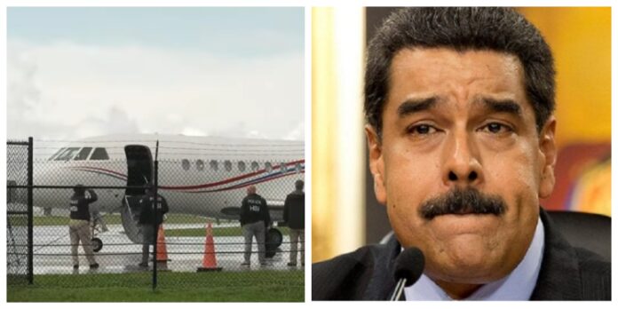 Estados Unidos confisca avión de Nicolás Maduro en República Dominicana