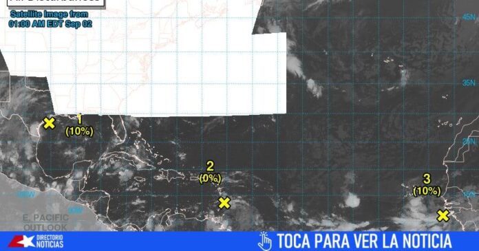 Aviso del Centro Nacional de Huracanes: vigila tres sistemas tropicales 