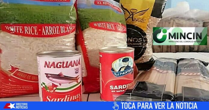 MINCIN informa entrega de módulo gratuito por la libreta de abastecimiento con arroz, granos y sardinas