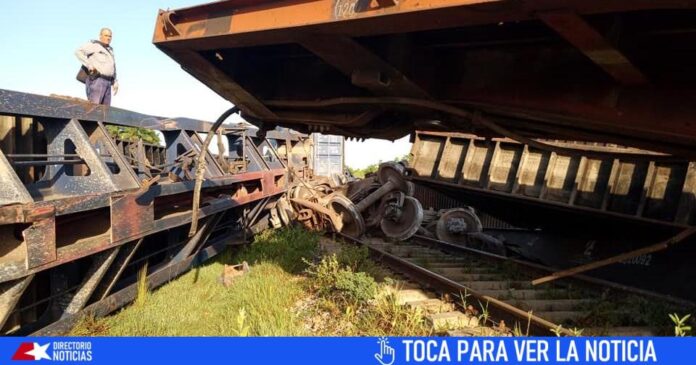 Informan sobre descarrilamiento en Cuba que provocó interrupción de tráfico ferroviario