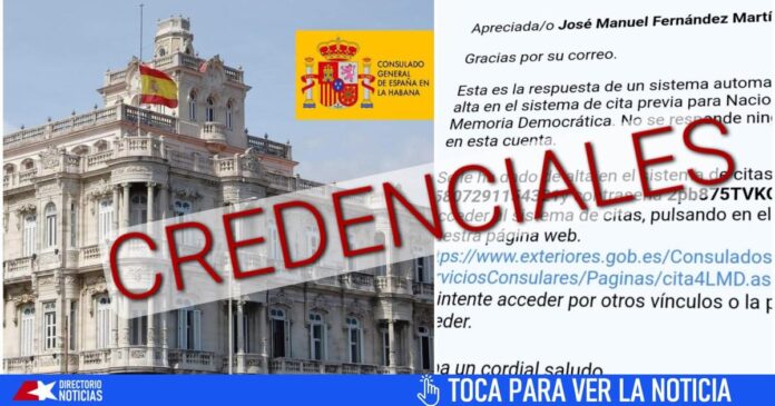 El Consulado de España en Cuba eliminará tus credenciales el 1 de octubre de 2024 si son de 2023 o antes