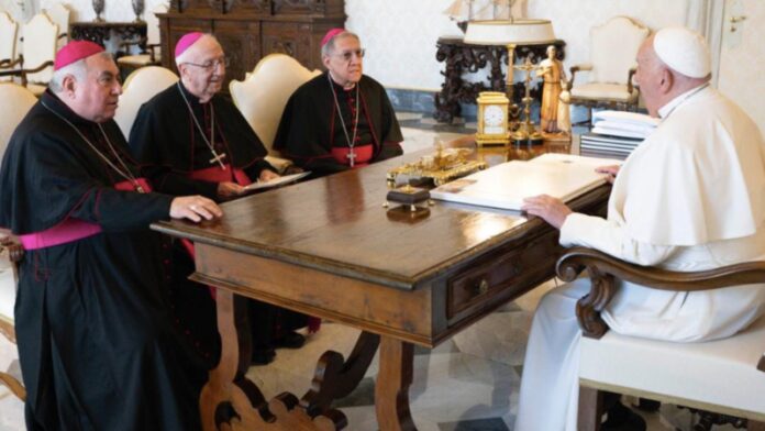 El Papa Francisco recibe a obispos cubanos