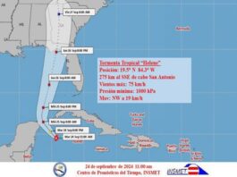 Presidente cubano recomienda prudencia ante intensas lluvias