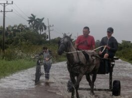 La zona costera de Pinar del Río sintió el impacto de Helene