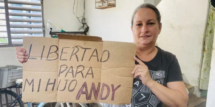 “Seguimos alzando la voz por nuestro hijo”: Madre del preso político Andy García 