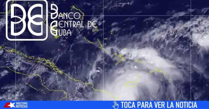 Banco Central de Cuba habilita cuentas para donaciones a damnificados por el huracán Oscar