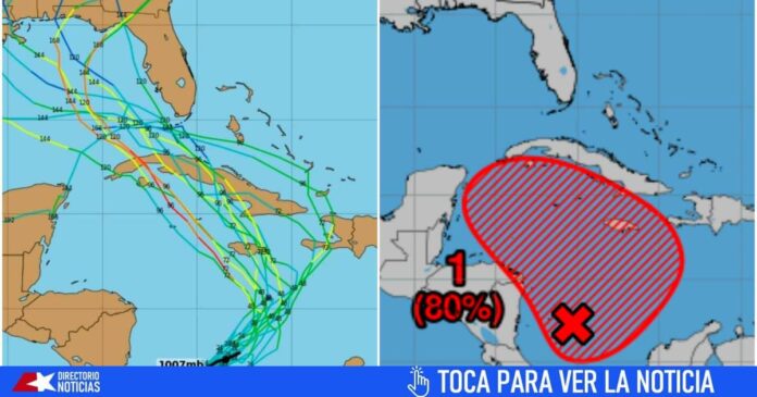 Modelos de trayectoria pasan sobre Cuba. Disponen evacuaciones en el oriente del país