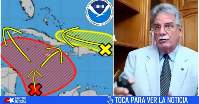 Meteorología eleva a 80% la probabilidad de un formación ciclónica que afectaría Cuba la próxima semana