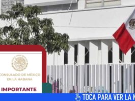 Consulado de México en La Habana suspende servicios ante amenaza de Rafael