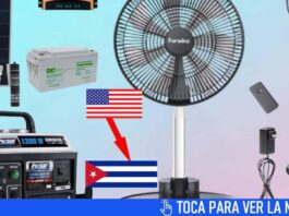 Estos son los ventiladores recargables, plantas de generación eléctrica o paneles solares que más se compran para enviar a Cuba