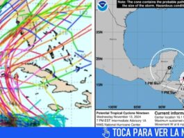 NHC: Enviarán primer avión cazahuracanes para analizar potencial ciclón tropical 19