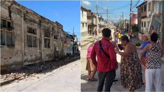 “Hubo derrumbes y acabó con todo dentro de las casas”: Cubanos cuentan cómo vivieron los sismos del domingo