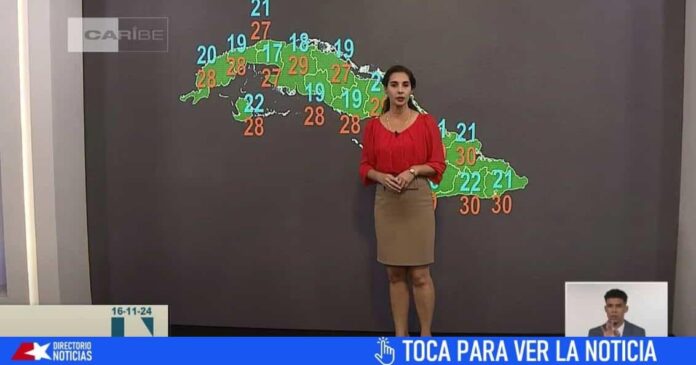 Parte de Insmet Cuba: ligero descenso en las temperaturas 