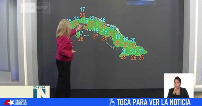 Clima en Cuba: fin de semana fresco con bajas temperaturas