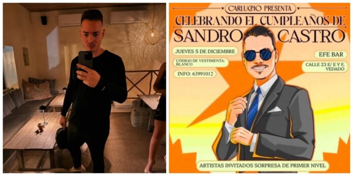 Sandro Castro festeja su cumpleaños “por todo lo alto”: todos los cubanos están invitados