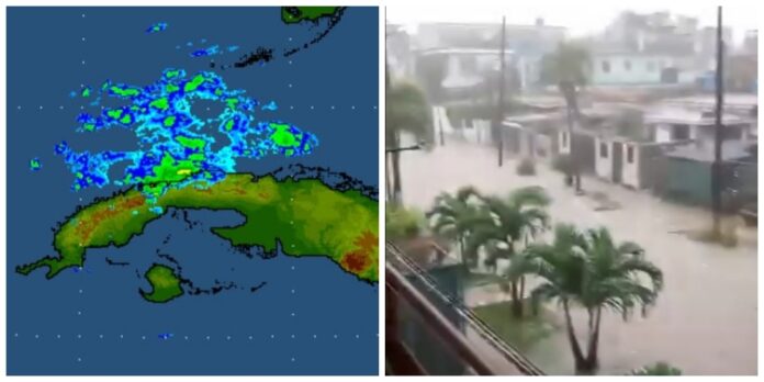 Inundaciones en La Habana por fuertes lluvias: se esperan más precipitaciones