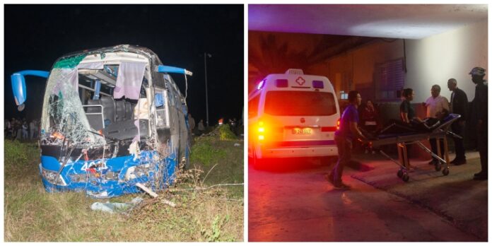 Dos fallecidos y más de 60 lesionados por accidente de tránsito en Camagüey