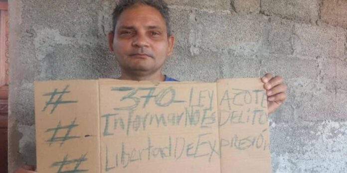 Acusan al reportero Niober García del delito de “usurpación de capacidad legal”