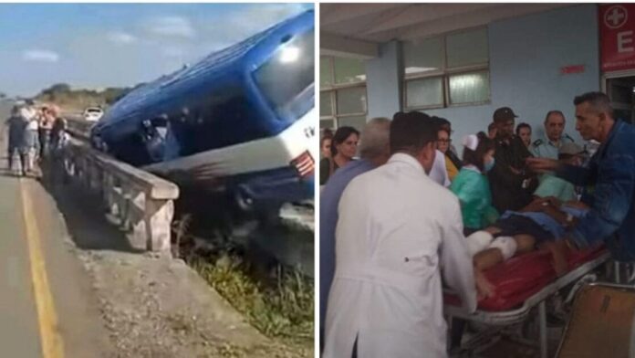 Accidente en tramo de la Autopista Nacional en Cienfuegos deja dos fallecidos y siete heridos