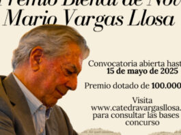 Convocatoria del Premio Bienal de Novela Mario Vargas Llosa