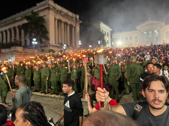 “De Martí hablaron poco, la Marcha de las Antorchas era sobre Trump”