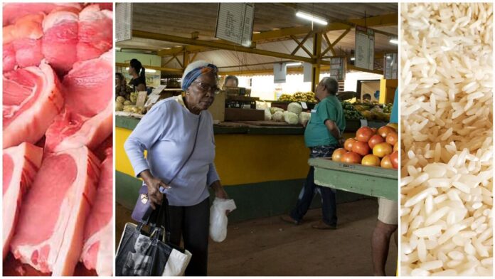 Así están ahora los precios de los alimentos en Cuba: Arroz, carne de cerdo, pollo, etc.