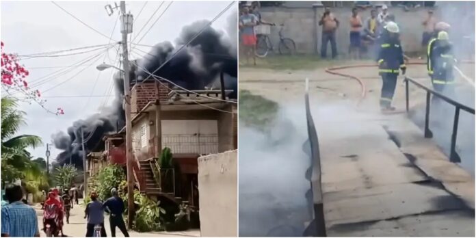 Un río contaminado y un colchón con chinches: el incendio de este martes en Holguín